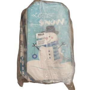 50 Pcs Assorted Christmas Snowman Boxes Kraft Christmas Gift Boxes with Lids New